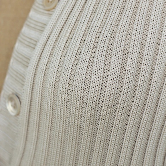 Ann Taylor Silk Ribbed Cardigan Sweater - Picture 5 of 6